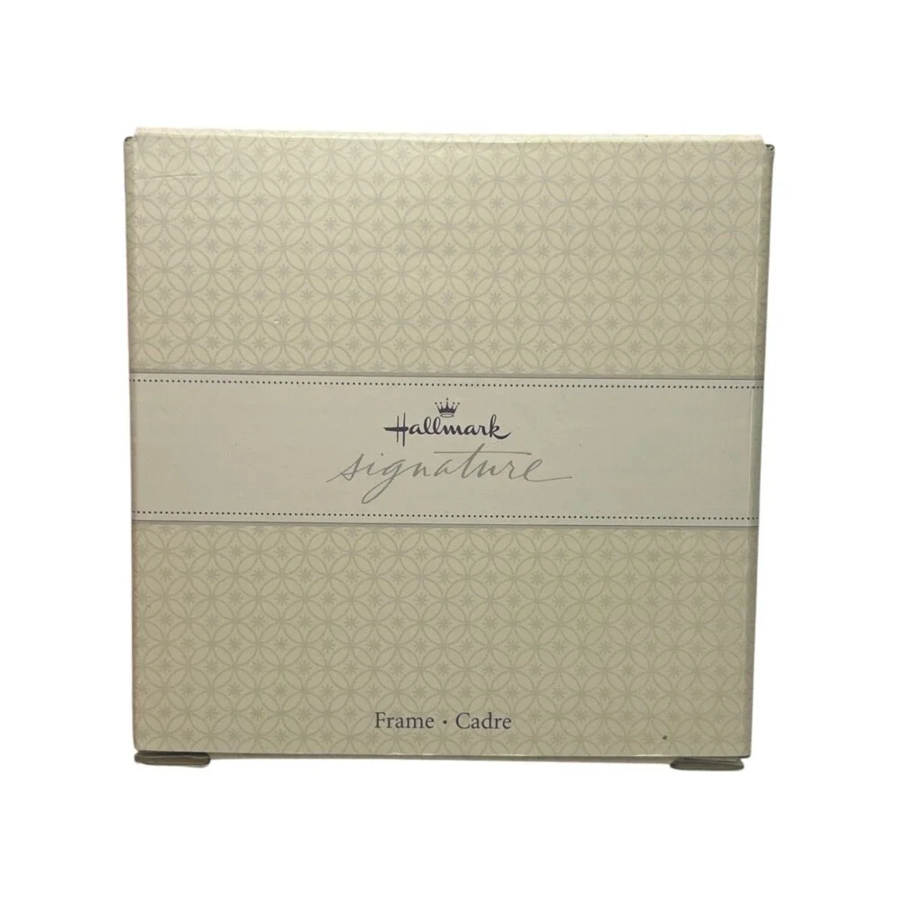 New Hallmark Signature Frame Cadre Mini Heart Silver Plated Anniversary Love